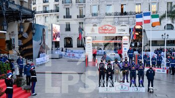 2022-01-23 - FIA World Rally Championship 
Monte Carlo 2022
January 23
M-SPORT FORD WORLD RALLY TE 
Celebrates on the Podium
 - WORLD RALLY CHAMPIONSHIP MONTE CARLO - RALLY - MOTORS