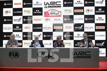 2022-05-18 - AITKEN-WALKER Louise, RUSSO Nini, PONS Fabrizia, VATANEN Ari, Legends of Rally, press conference de presse, press conference during the Rally de Portugal 2022, 4th round of the 2022 WRC World Rally Car Championship, from May 19 to 22, 2022 at Matosinhos, Portugal - RALLY DE PORTUGAL 2022, 4TH ROUND OF THE 2022 WRC WORLD RALLY CAR CHAMPIONSHIP - RALLY - MOTORS