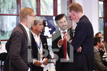 2022-05-18 - BEN SULAYEM Mohammed, FIA president, portrait, GEISTDORFER Christian, VATANEN Ari, ROHRL Walter, WRC Gala 50th anniversary during the Rally de Portugal 2022, 4th round of the 2022 WRC World Rally Car Championship, from May 19 to 22, 2022 at Matosinhos, Portugal - RALLY DE PORTUGAL 2022, 4TH ROUND OF THE 2022 WRC WORLD RALLY CAR CHAMPIONSHIP - RALLY - MOTORS