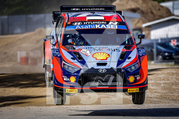2022-05-18 - 08 TANAK Ott (est), JARVEOJA Martin (est), Hyundai Shell Mobis World Rally Team, Hyundai i20 N Rally 1, action during the Rally de Portugal 2022, 4th round of the 2022 WRC World Rally Car Championship, from May 19 to 22, 2022 at Matosinhos, Portugal - RALLY DE PORTUGAL 2022, 4TH ROUND OF THE 2022 WRC WORLD RALLY CAR CHAMPIONSHIP - RALLY - MOTORS