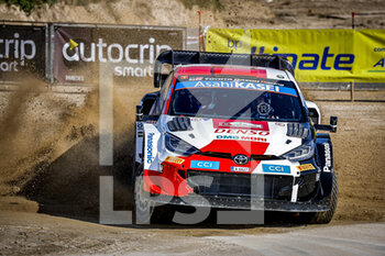 2022-05-18 - 01 OGIER Sebastien (FRA), VEILLAS Benjamin (FRA), TOYOTA GAZOO RACING WRT, TOYOTA GR Yaris Rally1, action during the Rally de Portugal 2022, 4th round of the 2022 WRC World Rally Car Championship, from May 19 to 22, 2022 at Matosinhos, Portugal - RALLY DE PORTUGAL 2022, 4TH ROUND OF THE 2022 WRC WORLD RALLY CAR CHAMPIONSHIP - RALLY - MOTORS