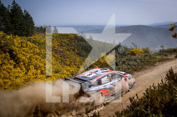 2022-05-20 - 08 TANAK Ott (est), JARVEOJA Martin (est), Hyundai Shell Mobis World Rally Team, Hyundai i20 N Rally 1, action during the Rally de Portugal 2022, 4th round of the 2022 WRC World Rally Car Championship, from May 19 to 22, 2022 at Matosinhos, Portugal - RALLY DE PORTUGAL 2022, 4TH ROUND OF THE 2022 WRC WORLD RALLY CAR CHAMPIONSHIP - RALLY - MOTORS