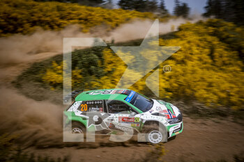 2022-05-20 - 20 MIKKELSEN Andreas (nor), ERIKSEN Torstein (nor), Toksport WRT, Skoda Fabia Evo, action during the Rally de Portugal 2022, 4th round of the 2022 WRC World Rally Car Championship, from May 19 to 22, 2022 at Matosinhos, Portugal - RALLY DE PORTUGAL 2022, 4TH ROUND OF THE 2022 WRC WORLD RALLY CAR CHAMPIONSHIP - RALLY - MOTORS
