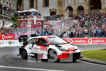 2022-05-19 - 18 KATSUTA Takamoto (jpn), JOHNSTON Aaron (irl), Toyota Gazoo Racing WRT, Toyota GR Yaris Rally 1, action during the Rally de Portugal 2022, 4th round of the 2022 WRC World Rally Car Championship, from May 19 to 22, 2022 at Matosinhos, Portugal - RALLY DE PORTUGAL 2022, 4TH ROUND OF THE 2022 WRC WORLD RALLY CAR CHAMPIONSHIP - RALLY - MOTORS