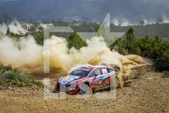 2022-05-21 - 08 TANAK Ott (est), JARVEOJA Martin (est), Hyundai Shell Mobis World Rally Team, Hyundai i20 N Rally 1, action during the Rally de Portugal 2022, 4th round of the 2022 WRC World Rally Car Championship, from May 19 to 22, 2022 at Matosinhos, Portugal - RALLY DE PORTUGAL 2022, 4TH ROUND OF THE 2022 WRC WORLD RALLY CAR CHAMPIONSHIP - RALLY - MOTORS