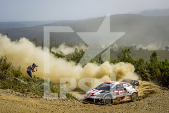 2022-05-21 - 18 KATSUTA Takamoto (jpn), JOHNSTON Aaron (irl), Toyota Gazoo Racing WRT, Toyota GR Yaris Rally 1, action during the Rally de Portugal 2022, 4th round of the 2022 WRC World Rally Car Championship, from May 19 to 22, 2022 at Matosinhos, Portugal - RALLY DE PORTUGAL 2022, 4TH ROUND OF THE 2022 WRC WORLD RALLY CAR CHAMPIONSHIP - RALLY - MOTORS