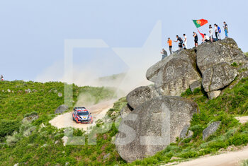 2022-05-21 - 08 TANAK Ott (est), JARVEOJA Martin (est), Hyundai Shell Mobis World Rally Team, Hyundai i20 N Rally 1, action during the Rally de Portugal 2022, 4th round of the 2022 WRC World Rally Car Championship, from May 19 to 22, 2022 at Matosinhos, Portugal - RALLY DE PORTUGAL 2022, 4TH ROUND OF THE 2022 WRC WORLD RALLY CAR CHAMPIONSHIP - RALLY - MOTORS