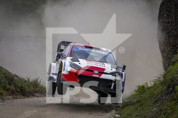 2022-05-21 - 18 KATSUTA Takamoto (jpn), JOHNSTON Aaron (irl), Toyota Gazoo Racing WRT, Toyota GR Yaris Rally 1, action during the Rally de Portugal 2022, 4th round of the 2022 WRC World Rally Car Championship, from May 19 to 22, 2022 at Matosinhos, Portugal - RALLY DE PORTUGAL 2022, 4TH ROUND OF THE 2022 WRC WORLD RALLY CAR CHAMPIONSHIP - RALLY - MOTORS