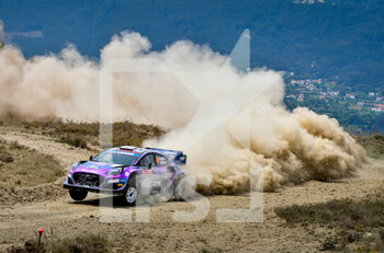 2022-05-21 - 44 GREENSMITH Gus (gbr), ANDERSSON Jonas (swe), M-Sport Ford World Rally Team, Ford Puma Rally 1, action during the Rally de Portugal 2022, 4th round of the 2022 WRC World Rally Car Championship, from May 19 to 22, 2022 at Matosinhos, Portugal - RALLY DE PORTUGAL 2022, 4TH ROUND OF THE 2022 WRC WORLD RALLY CAR CHAMPIONSHIP - RALLY - MOTORS