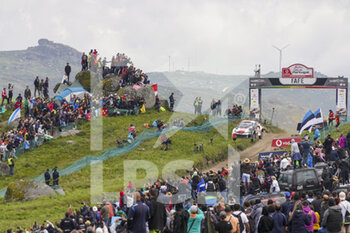 2022-05-21 - 33 EVANS Elfyn (gbr), MARTIN Scott (gbr), Toyota Gazoo Racing WRT, Toyota GR Yaris Rally 1, action during the Rally de Portugal 2022, 4th round of the 2022 WRC World Rally Car Championship, from May 19 to 22, 2022 at Matosinhos, Portugal - RALLY DE PORTUGAL 2022, 4TH ROUND OF THE 2022 WRC WORLD RALLY CAR CHAMPIONSHIP - RALLY - MOTORS