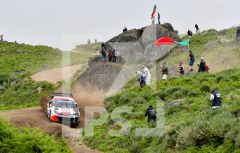 2022-05-21 - 69 ROVANPERA Kalle (fin), HALTTUNEN Jonne (FIN), Toyota Gazoo Racing WRT, Toyota GR Yaris Rally 1, action during the Rally de Portugal 2022, 4th round of the 2022 WRC World Rally Car Championship, from May 19 to 22, 2022 at Matosinhos, Portugal - RALLY DE PORTUGAL 2022, 4TH ROUND OF THE 2022 WRC WORLD RALLY CAR CHAMPIONSHIP - RALLY - MOTORS