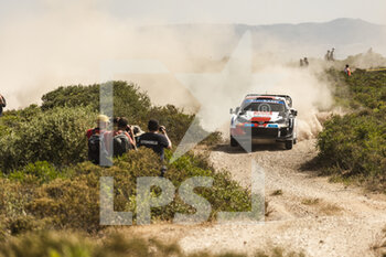2022-06-02 - 04 LAPPI Esapekka (fin), FERM Janne (fin), Toyota Gazoo Racing WRT, Toyota GR Yaris Rally 1, action during the Rally Italia Sardegna 2022, 5th round of the 2022 WRC World Rally Car Championship, from June 2 to 5, 2022 at Alghero, Italy - AUTO - WRC - RALLY ITALIA SARDEGNA 2022 - RALLY - MOTORS