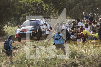 2022-06-02 - 33 EVANS Elfyn (gbr), MARTIN Scott (gbr), Toyota Gazoo Racing WRT, Toyota GR Yaris Rally 1, action during the Rally Italia Sardegna 2022, 5th round of the 2022 WRC World Rally Car Championship, from June 2 to 5, 2022 at Alghero, Italy - AUTO - WRC - RALLY ITALIA SARDEGNA 2022 - RALLY - MOTORS