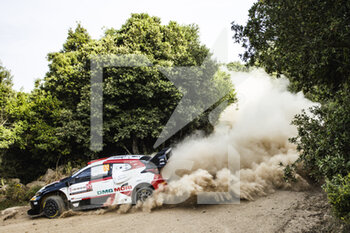 2022-06-04 - 69 ROVANPERA Kalle (fin), HALTTUNEN Jonne (FIN), Toyota Gazoo Racing WRT, Toyota GR Yaris Rally 1, action during the Rally Italia Sardegna 2022, 5th round of the 2022 WRC World Rally Car Championship, from June 2 to 5, 2022 at Alghero, Italy - AUTO - WRC - RALLY ITALIA SARDEGNA 2022 - RALLY - MOTORS