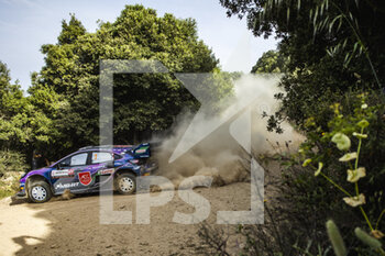 2022-06-04 - 07 LOUBET Pierre-Louis (era), LANDAIS Vincent (far), M-Sport Ford World Rally Team, Ford Puma Rally 1, action during the Rally Italia Sardegna 2022, 5th round of the 2022 WRC World Rally Car Championship, from June 2 to 5, 2022 at Alghero, Italy - AUTO - WRC - RALLY ITALIA SARDEGNA 2022 - RALLY - MOTORS