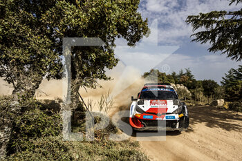 2022-06-04 - 69 ROVANPERA Kalle (fin), HALTTUNEN Jonne (FIN), Toyota Gazoo Racing WRT, Toyota GR Yaris Rally 1, action during the Rally Italia Sardegna 2022, 5th round of the 2022 WRC World Rally Car Championship, from June 2 to 5, 2022 at Alghero, Italy - AUTO - WRC - RALLY ITALIA SARDEGNA 2022 - RALLY - MOTORS