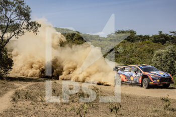 2022-06-22 - 11 NEUVILLE Thierry (bel), WYDAEGHE Martijn (bel), Hyundai Shell Mobis World Rally Team, Hyundai i20 N Rally 1, action during the Safari Rally Kenya 2022, 6th round of the 2022 WRC World Rally Car Championship, from June 23 to 26, 2022 at Nairobi, Kenya - AUTO - WRC - SAFARI RALLY KENYA 2022 - RALLY - MOTORS