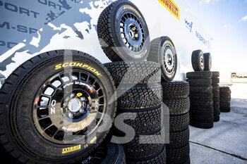 2022-07-13 - Tires during the Rally Estonia 2022, 7th round of the 2022 WRC World Rally Car Championship, from July 14 to 17, 2022 at Tartu, Estonia - AUTO - WRC - RALLY ESTONIA 2022 - RALLY - MOTORS
