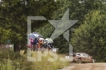 2022-07-14 - 08 TANAK Ott (est), JARVEOJA Martin (est), Hyundai Shell Mobis World Rally Team, Hyundai i20 N Rally 1, action during the Rally Estonia 2022, 7th round of the 2022 WRC World Rally Car Championship, from July 14 to 17, 2022 at Tartu, Estonia - AUTO - WRC - RALLY ESTONIA 2022 - RALLY - MOTORS