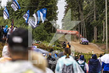 2022-07-14 - 44 GREENSMITH Gus (gbr), ANDERSSON Jonas (swe), M-Sport Ford World Rally Team, Ford Puma Rally 1, action during the Rally Estonia 2022, 7th round of the 2022 WRC World Rally Car Championship, from July 14 to 17, 2022 at Tartu, Estonia - AUTO - WRC - RALLY ESTONIA 2022 - RALLY - MOTORS