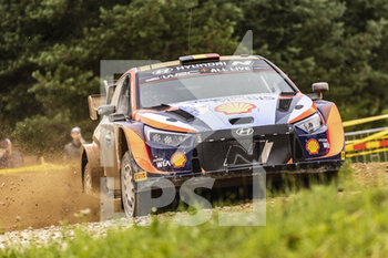 2022-07-14 - 11 NEUVILLE Thierry (bel), WYDAEGHE Martijn (bel), Hyundai Shell Mobis World Rally Team, Hyundai i20 N Rally 1, action during the Rally Estonia 2022, 7th round of the 2022 WRC World Rally Car Championship, from July 14 to 17, 2022 at Tartu, Estonia - AUTO - WRC - RALLY ESTONIA 2022 - RALLY - MOTORS