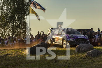 2022-07-14 - 07 LOUBET Pierre-Louis (era), LANDAIS Vincent (far), M-Sport Ford World Rally Team, Ford Puma Rally 1, action during the Rally Estonia 2022, 7th round of the 2022 WRC World Rally Car Championship, from July 14 to 17, 2022 at Tartu, Estonia - AUTO - WRC - RALLY ESTONIA 2022 - RALLY - MOTORS