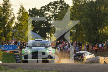 2022-07-14 - 29 HUTTUNEN Jari (fin), LUKKA Mikko (fin), M-Sport Ford World Rally Team, Ford Fiesta Mk II, action during the Rally Estonia 2022, 7th round of the 2022 WRC World Rally Car Championship, from July 14 to 17, 2022 at Tartu, Estonia - AUTO - WRC - RALLY ESTONIA 2022 - RALLY - MOTORS