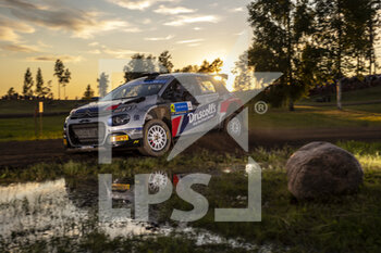 2022-07-14 - 32 JOHNSTON Sean (use), KIHURANI Alexander (usa), Citroen C3, action during the Rally Estonia 2022, 7th round of the 2022 WRC World Rally Car Championship, from July 14 to 17, 2022 at Tartu, Estonia - AUTO - WRC - RALLY ESTONIA 2022 - RALLY - MOTORS