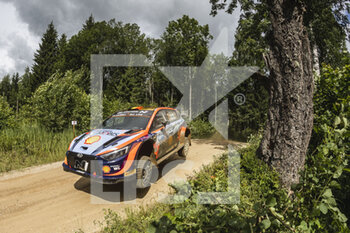 2022-07-16 - 11 NEUVILLE Thierry (bel), WYDAEGHE Martijn (bel), Hyundai Shell Mobis World Rally Team, Hyundai i20 N Rally 1, action during the Rally Estonia 2022, 7th round of the 2022 WRC World Rally Car Championship, from July 14 to 17, 2022 at Tartu, Estonia - AUTO - WRC - RALLY ESTONIA 2022 - RALLY - MOTORS