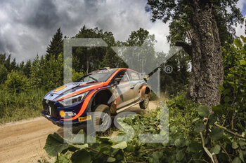 2022-07-16 - 08 TANAK Ott (est), JARVEOJA Martin (est), Hyundai Shell Mobis World Rally Team, Hyundai i20 N Rally 1, action during the Rally Estonia 2022, 7th round of the 2022 WRC World Rally Car Championship, from July 14 to 17, 2022 at Tartu, Estonia - AUTO - WRC - RALLY ESTONIA 2022 - RALLY - MOTORS