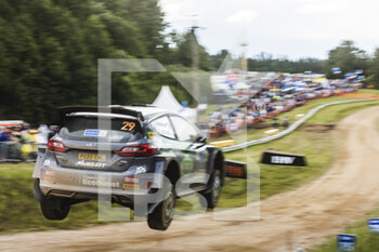 2022-07-16 - 29 HUTTUNEN Jari (fin), LUKKA Mikko (fin), M-Sport Ford World Rally Team, Ford Fiesta Mk II, action during the Rally Estonia 2022, 7th round of the 2022 WRC World Rally Car Championship, from July 14 to 17, 2022 at Tartu, Estonia - AUTO - WRC - RALLY ESTONIA 2022 - RALLY - MOTORS