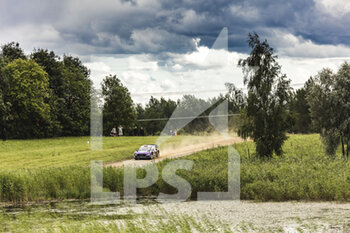 2022-07-16 - 07 LOUBET Pierre-Louis (era), LANDAIS Vincent (far), M-Sport Ford World Rally Team, Ford Puma Rally 1, action during the Rally Estonia 2022, 7th round of the 2022 WRC World Rally Car Championship, from July 14 to 17, 2022 at Tartu, Estonia - AUTO - WRC - RALLY ESTONIA 2022 - RALLY - MOTORS