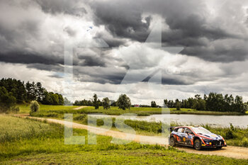 2022-07-16 - 11 NEUVILLE Thierry (bel), WYDAEGHE Martijn (bel), Hyundai Shell Mobis World Rally Team, Hyundai i20 N Rally 1, action during the Rally Estonia 2022, 7th round of the 2022 WRC World Rally Car Championship, from July 14 to 17, 2022 at Tartu, Estonia - AUTO - WRC - RALLY ESTONIA 2022 - RALLY - MOTORS