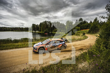 2022-07-17 - 08 TANAK Ott (est), JARVEOJA Martin (est), Hyundai Shell Mobis World Rally Team, Hyundai i20 N Rally 1, action during the Rally Estonia 2022, 7th round of the 2022 WRC World Rally Car Championship, from July 14 to 17, 2022 at Tartu, Estonia - AUTO - WRC - RALLY ESTONIA 2022 - RALLY - MOTORS