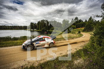 2022-07-17 - 69 ROVANPERA Kalle (fin), HALTTUNEN Jonne (FIN), Toyota Gazoo Racing WRT, Toyota GR Yaris Rally 1, action during the Rally Estonia 2022, 7th round of the 2022 WRC World Rally Car Championship, from July 14 to 17, 2022 at Tartu, Estonia - AUTO - WRC - RALLY ESTONIA 2022 - RALLY - MOTORS