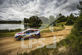 2022-07-17 - 45 PAJARI Sami (fin), MALKONEN Enni (fin), Ford Fiesta Rally3, action during the Rally Estonia 2022, 7th round of the 2022 WRC World Rally Car Championship, from July 14 to 17, 2022 at Tartu, Estonia - AUTO - WRC - RALLY ESTONIA 2022 - RALLY - MOTORS