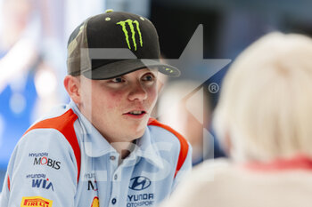 2022-08-03 - SOLBERG Olivier (swe), Hyundai Shell Mobis World Rally Team, Hyundai i20 N Rally 1, portrait during the Rally Finland 2022, 8th round of the 2022 WRC World Rally Car Championship, from August 4 to 7, 2022 at Jyvaskyla, Finland - AUTO - WRC - RALLY FINLAND 2022 - RALLY - MOTORS