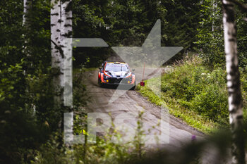 2022-08-04 - 11 NEUVILLE Thierry (bel), WYDAEGHE Martijn (bel), Hyundai Shell Mobis World Rally Team, Hyundai i20 N Rally 1, action during the Rally Finland 2022, 8th round of the 2022 WRC World Rally Car Championship, from August 4 to 7, 2022 at Jyvaskyla, Finland - AUTO - WRC - RALLY FINLAND 2022 - RALLY - MOTORS