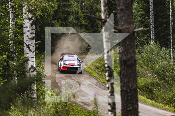 2022-08-04 - 18 KATSUTA Takamoto (jpn), JOHNSTON Aaron (irl), Toyota Gazoo Racing WRT, Toyota GR Yaris Rally 1, action during the Rally Finland 2022, 8th round of the 2022 WRC World Rally Car Championship, from August 4 to 7, 2022 at Jyvaskyla, Finland - AUTO - WRC - RALLY FINLAND 2022 - RALLY - MOTORS