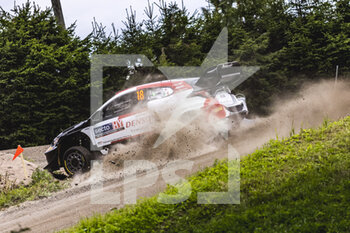 2022-08-04 - 18 KATSUTA Takamoto (jpn), JOHNSTON Aaron (irl), Toyota Gazoo Racing WRT, Toyota GR Yaris Rally 1, action during the Rally Finland 2022, 8th round of the 2022 WRC World Rally Car Championship, from August 4 to 7, 2022 at Jyvaskyla, Finland - AUTO - WRC - RALLY FINLAND 2022 - RALLY - MOTORS