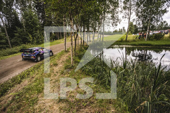 2022-08-04 - 44 GREENSMITH Gus (gbr), ANDERSSON Jonas (swe), M-Sport Ford World Rally Team, Ford Puma Rally 1, action during the Rally Finland 2022, 8th round of the 2022 WRC World Rally Car Championship, from August 4 to 7, 2022 at Jyvaskyla, Finland - AUTO - WRC - RALLY FINLAND 2022 - RALLY - MOTORS