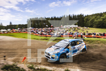 2022-08-04 - 38 JOONA Lauri (fin), KORHONEN Mikael (fin), Ford Fiesta Rally3, action during the Rally Finland 2022, 8th round of the 2022 WRC World Rally Car Championship, from August 4 to 7, 2022 at Jyvaskyla, Finland - AUTO - WRC - RALLY FINLAND 2022 - RALLY - MOTORS