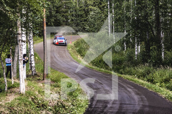 2022-08-04 - 33 EVANS Elfyn (gbr), MARTIN Scott (gbr), Toyota Gazoo Racing WRT, Toyota GR Yaris Rally 1, action during the Rally Finland 2022, 8th round of the 2022 WRC World Rally Car Championship, from August 4 to 7, 2022 at Jyvaskyla, Finland - AUTO - WRC - RALLY FINLAND 2022 - RALLY - MOTORS