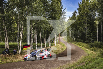 2022-08-04 - 33 EVANS Elfyn (gbr), MARTIN Scott (gbr), Toyota Gazoo Racing WRT, Toyota GR Yaris Rally 1, action during the Rally Finland 2022, 8th round of the 2022 WRC World Rally Car Championship, from August 4 to 7, 2022 at Jyvaskyla, Finland - AUTO - WRC - RALLY FINLAND 2022 - RALLY - MOTORS