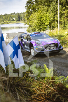 2022-08-05 - 44 GREENSMITH Gus (gbr), ANDERSSON Jonas (swe), M-Sport Ford World Rally Team, Ford Puma Rally 1, action during the Rally Finland 2022, 8th round of the 2022 WRC World Rally Car Championship, from August 4 to 7, 2022 at Jyvaskyla, Finland - AUTO - WRC - RALLY FINLAND 2022 - RALLY - MOTORS