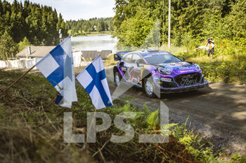 2022-08-05 - 16 FOURMAUX Adrien (fra), CORIA Alexandre (fra), M-Sport Ford World Rally Team, Ford Puma Rally 1, action during the Rally Finland 2022, 8th round of the 2022 WRC World Rally Car Championship, from August 4 to 7, 2022 at Jyvaskyla, Finland - AUTO - WRC - RALLY FINLAND 2022 - RALLY - MOTORS