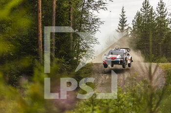 2022-08-05 - 33 EVANS Elfyn (gbr), MARTIN Scott (gbr), Toyota Gazoo Racing WRT, Toyota GR Yaris Rally 1, action during the Rally Finland 2022, 8th round of the 2022 WRC World Rally Car Championship, from August 4 to 7, 2022 at Jyvaskyla, Finland - AUTO - WRC - RALLY FINLAND 2022 - RALLY - MOTORS