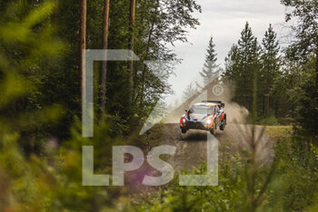 2022-08-05 - 08 TANAK Ott (est), JARVEOJA Martin (est), Hyundai Shell Mobis World Rally Team, Hyundai i20 N Rally 1, action during the Rally Finland 2022, 8th round of the 2022 WRC World Rally Car Championship, from August 4 to 7, 2022 at Jyvaskyla, Finland - AUTO - WRC - RALLY FINLAND 2022 - RALLY - MOTORS