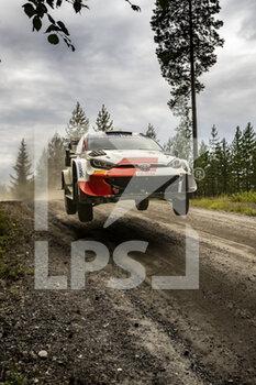 2022-08-05 - 18 KATSUTA Takamoto (jpn), JOHNSTON Aaron (irl), Toyota Gazoo Racing WRT, Toyota GR Yaris Rally 1, action during the Rally Finland 2022, 8th round of the 2022 WRC World Rally Car Championship, from August 4 to 7, 2022 at Jyvaskyla, Finland - AUTO - WRC - RALLY FINLAND 2022 - RALLY - MOTORS