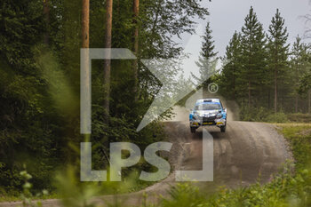 2022-08-05 - 23 ASUNMAA Teemu (fin), MANNISENMAKI Ville (fin), Skoda Fabia Evo, action during the Rally Finland 2022, 8th round of the 2022 WRC World Rally Car Championship, from August 4 to 7, 2022 at Jyvaskyla, Finland - AUTO - WRC - RALLY FINLAND 2022 - RALLY - MOTORS